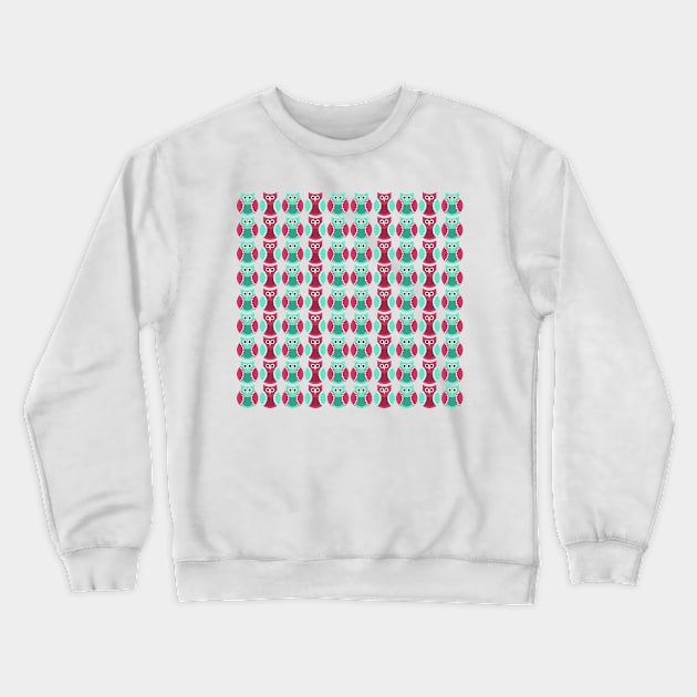 Owls Everywhere! Crewneck Sweatshirt by albdesigns